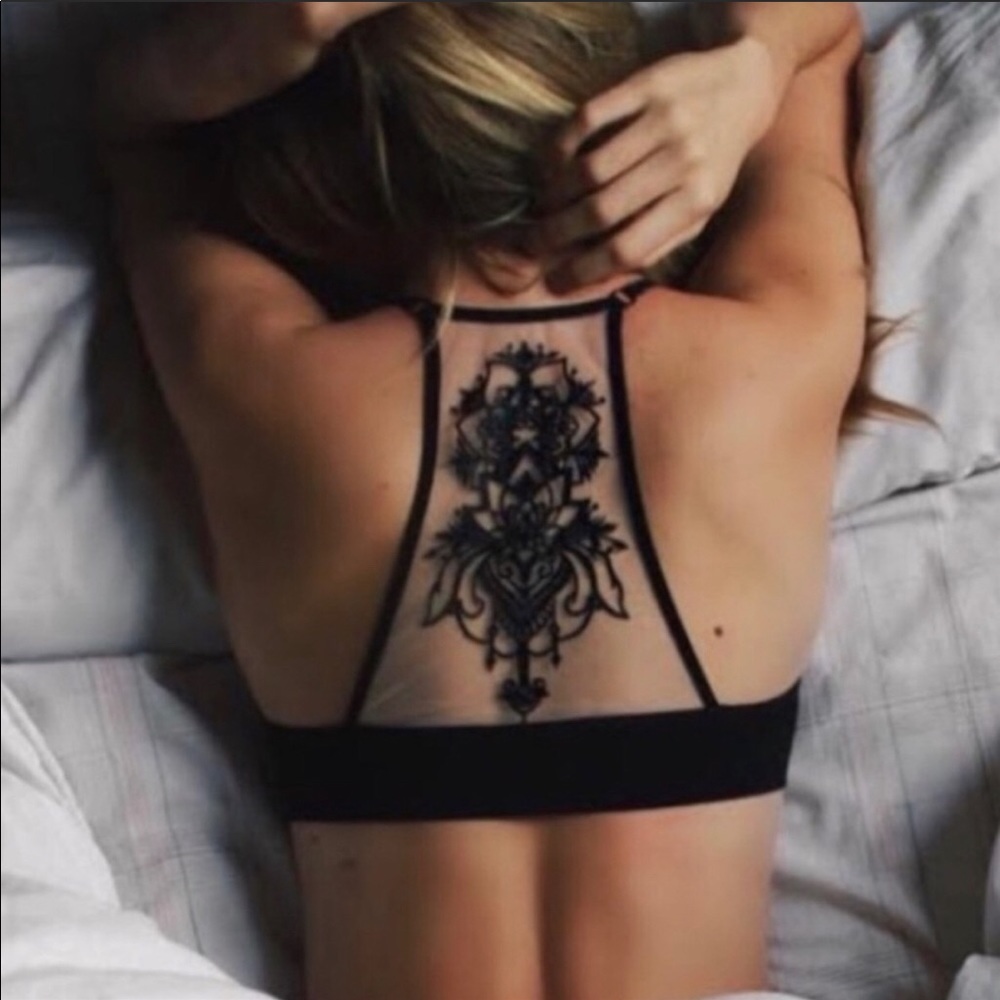 October Love Black Strappy Bra - Picture 2 of 8